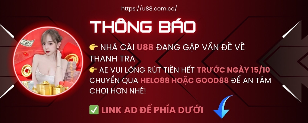 u88 thông báo